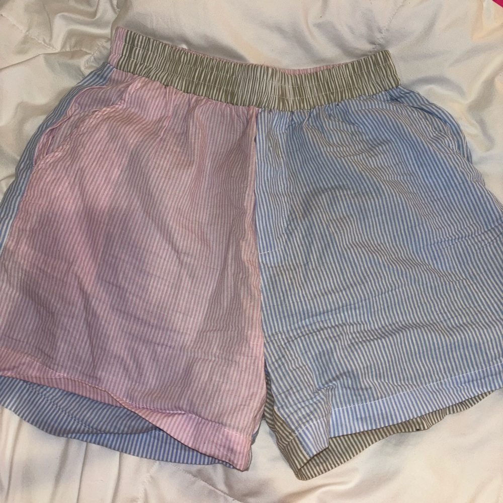 Pinstripe Shorts
